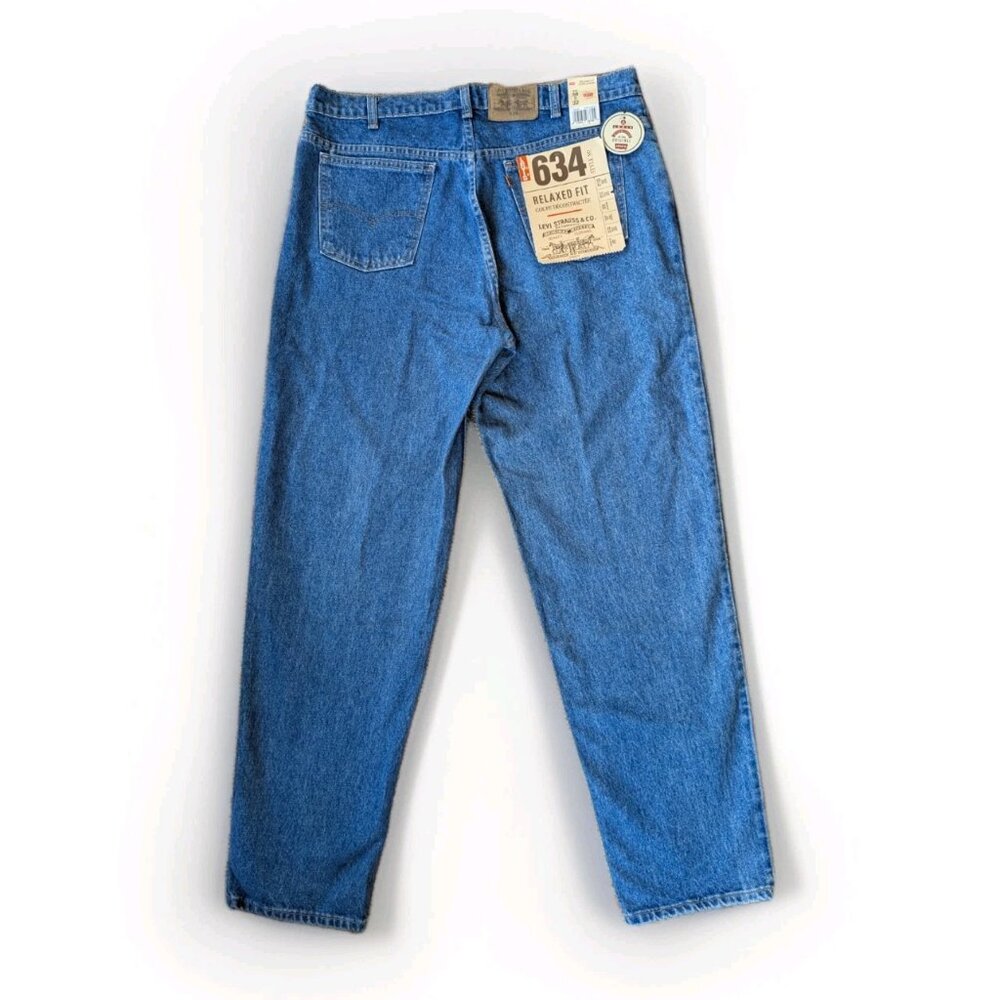 Vintage Levi’s 634 Relaxed Fit Jeans – Made in Canada – Orange Tab – NWT – 38x32